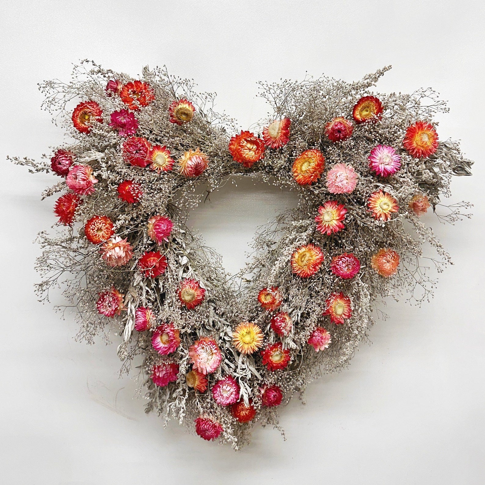 Trockenblumen-Herzkranz „Romeo“ – 51 cm