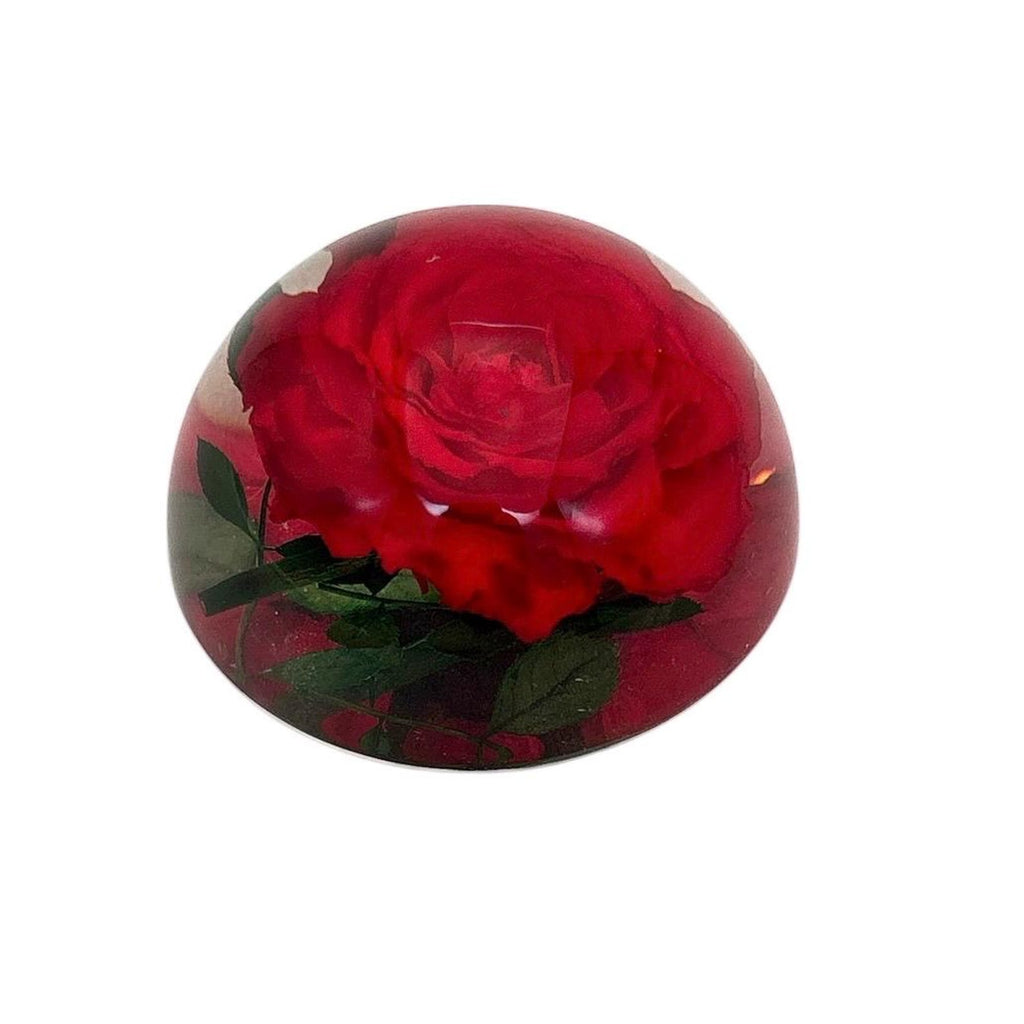 Real Rose Resin Paperweight – 2.5 × 1.3 in – view 5