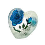 Blaue Rose in Harz – Schreibtischdekoration – Ansicht 4