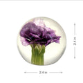 Carnation Resin Globe – 2.4 in