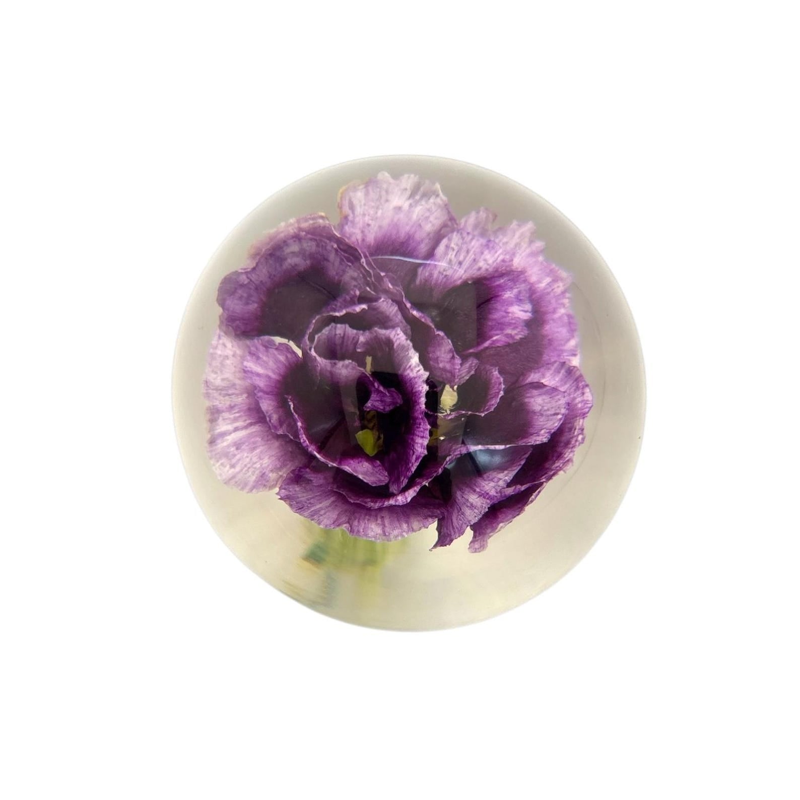 Carnation Resin Globe – 2.4 in – view 4