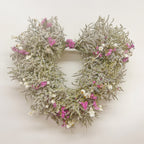 Dried Flower Heart Wreath “Loving Heart” – 20 in – view 2