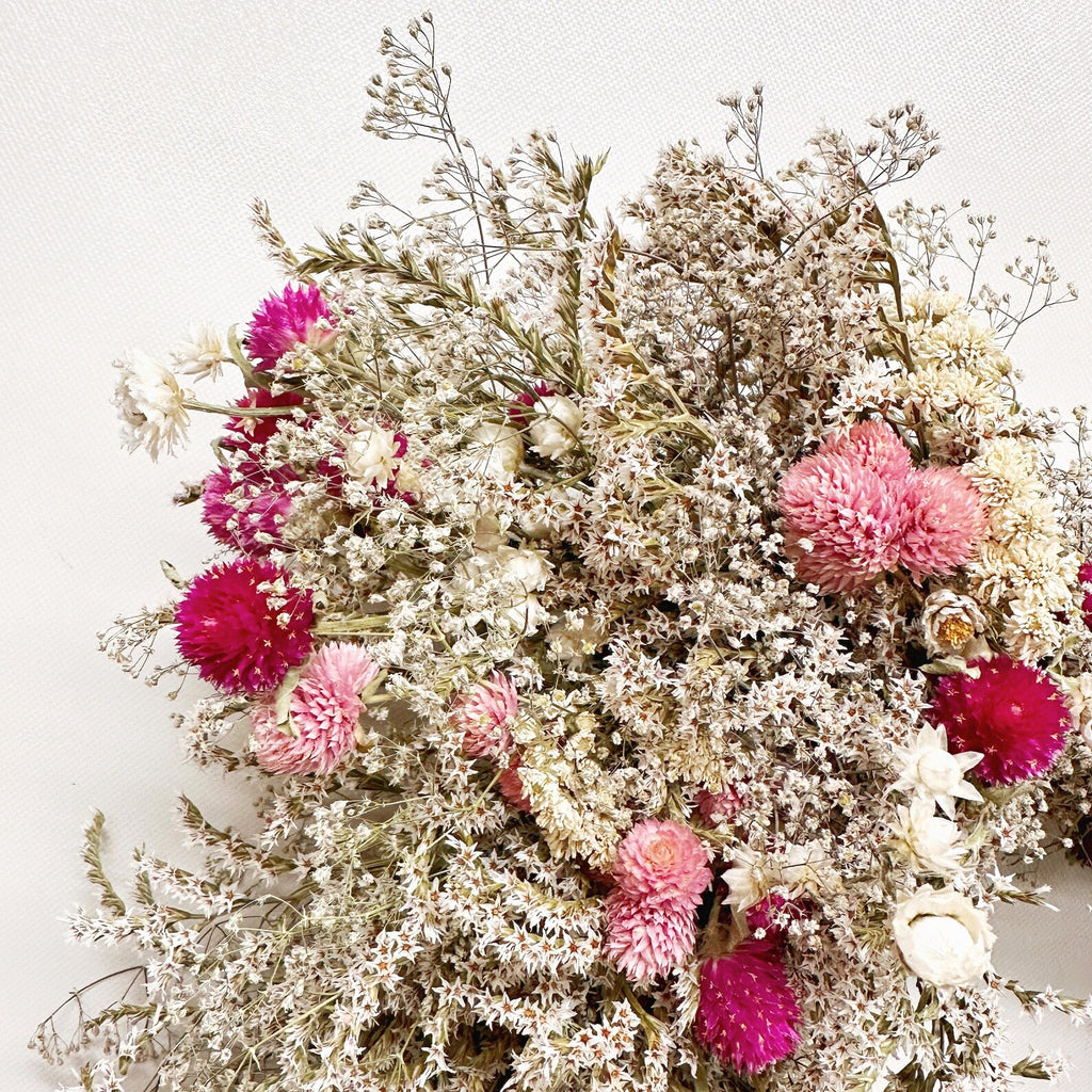 Dried Flower Heart Wreath “I Love You” – 19–20 in – view 2