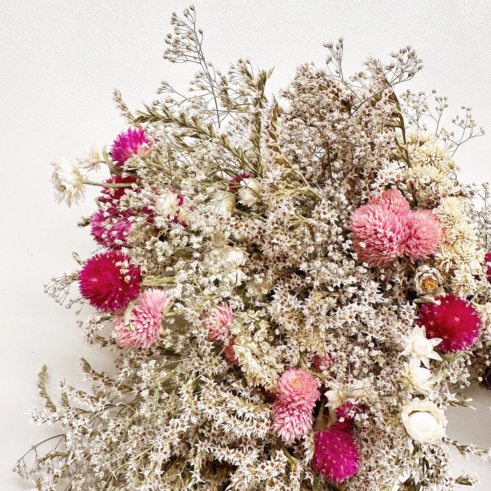 Dried Flower Heart Wreath “I Love You” – 19–20 in – view 2