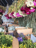 Dried Flower Heart Wreath “Basil” – 20 in – view 5