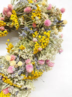 Dried Flower Heart Wreath “Embroidery” – 20 in – view 3