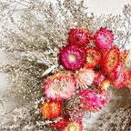Dried Flower Heart Wreath “Babe” – 20 in – view 2