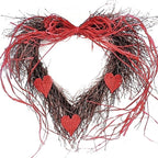 Twig Heart Wreath “Wild Heart” – 20 in – view 2