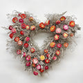 Dried Flower Heart Wreath “Romeo” – 20 in