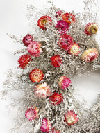 Dried Flower Heart Wreath “Romeo” – 20 in – view 2